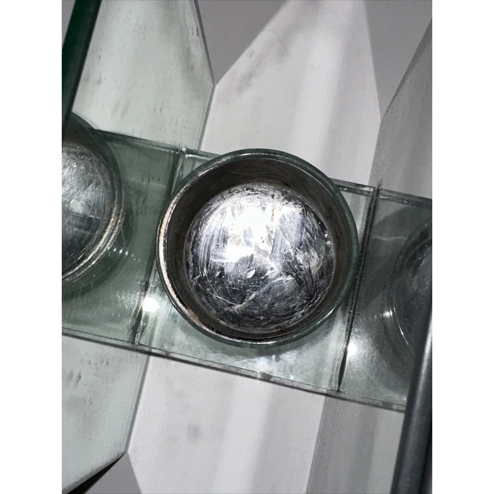 Pier 1 Imports Eiffel‎ Tower Glass Tea Light Candle Holder Paris Decor Mirror